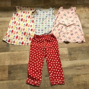 Girls Gap Kids Pajamas Nightgown Bundle+bonus